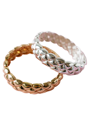 Smith & Co. Braided Gold Bracelet
