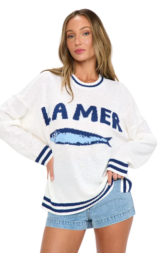 Mumu Settle in Sweater in La Mer