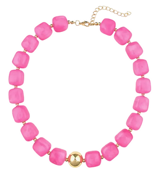 Gemelli Preston Chunky Beaded Necklace / Multiple Colors