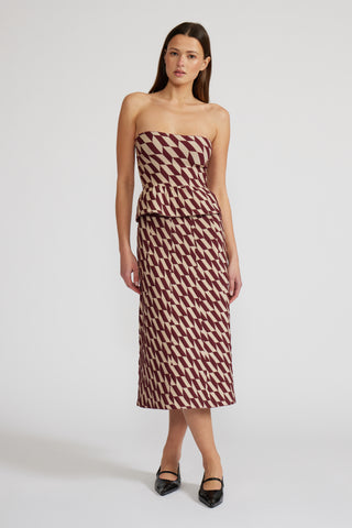 Lucy Paris Katalina Knit Skirt