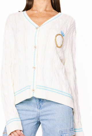 Queen Of Sparkles "In My Bride Era" Cardigan