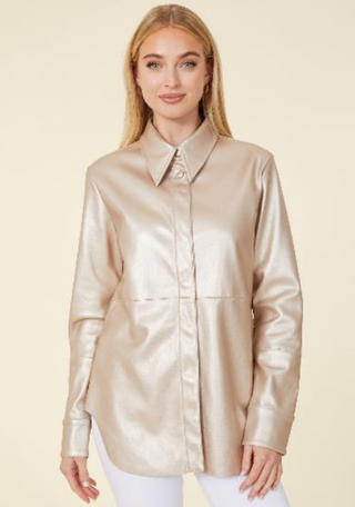 Dolce Cabo Metallic Tailored Shirt