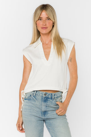 Velvet Heart Capricorn Top in Optic White