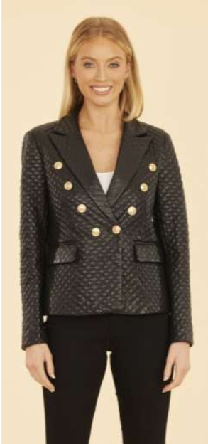 Dolce Cabo Qulited Double Breasted Jacket