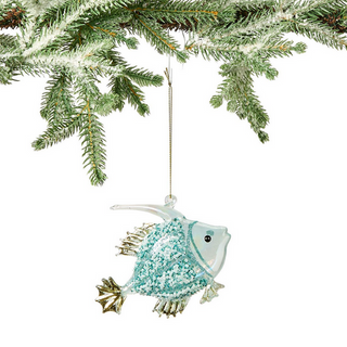 Two's Company Sparkling Fish Hand-Blown Glass Ornament Units | 3 Designs