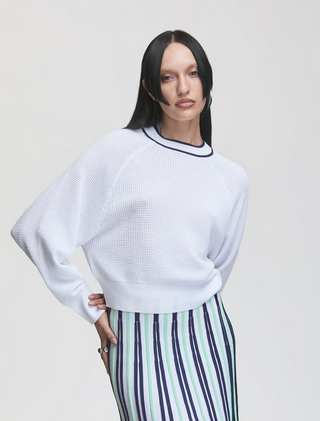 Kerisma Deuce Dolman in White / Navy