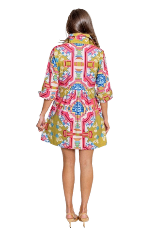 House of MBR Blythe Empire Dress Short