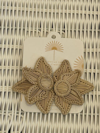 Iraca Palm Paulina Earrings