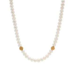 Capucine De Wulf Berry Single Strand Necklace Pearl