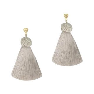 Hart Warm Beach Topknots Bone Tassel Earrings