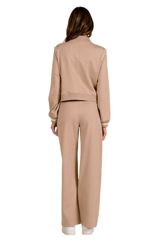 Elan Taupe Bomber Jacket