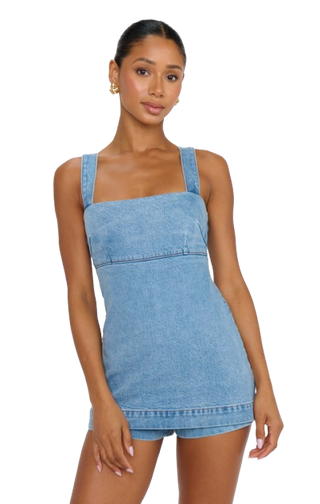 Mumu Rio Romper in Monsoon