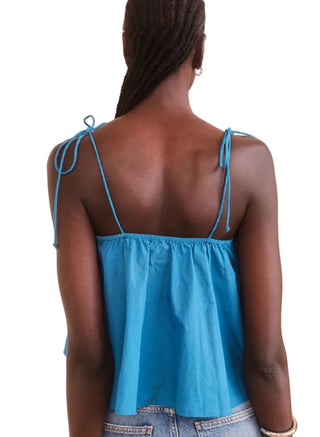 Saylor Cece Top in Capri Blue