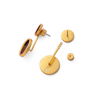 Brackish Alicia Bezel Jacket Earring