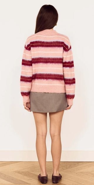 Mink Pink Aspen Brushed Stripe Sweater