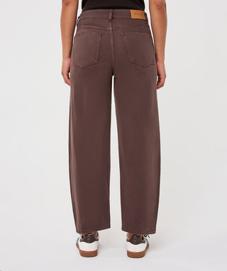 Esqualo Barrel Jeans in Cacao
