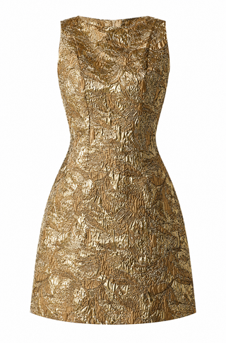 Lulus Zani Brocade Mini Shift Dress