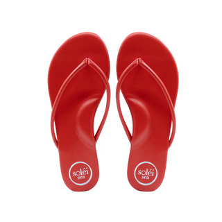 Solei Sea Vivie Stitch Strap Sandal / Tango