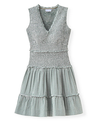 Cartolina Rhett Mini Dress in Moss