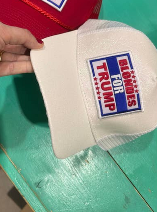 Vibes Hat Company Brunettes For Trump Trucker | Election Hat | Trump Cap | USA