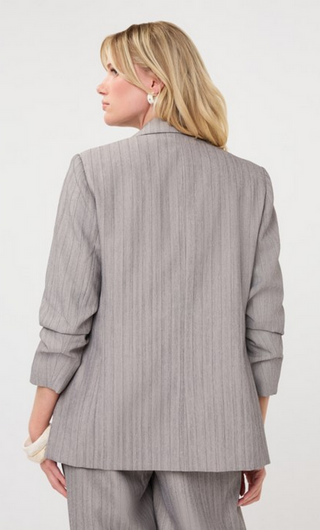 Esqualo Herringbone Light Grey Blazer