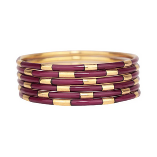 Budhagirl Veda Bangles / Maroon