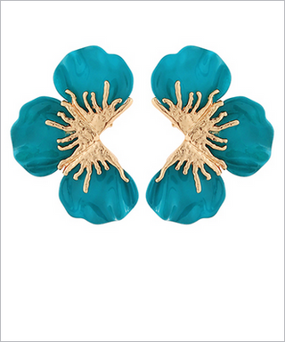 Monkee's Jewelry And Acc Textured Flower Earrings / Multiple Color Options