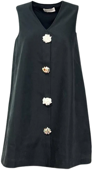 Compania Fantastica Short Black Dress