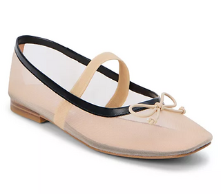 Matisse Bronx Ballet Flat / Nude Mesh