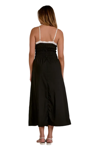 Elan Black Midi Dress