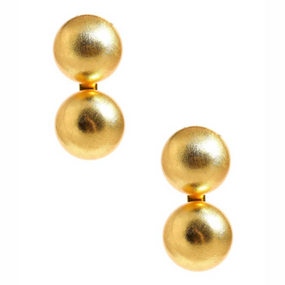 Lisi Lerch Inc. Large Belle Stud - Brushed Gold - Belle of the Ball