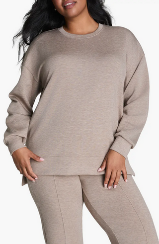 Spanx Brushed Ae Crewneck Top