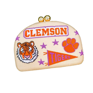Lisi Lerch Inc. Tigers- Embroidered Clutch