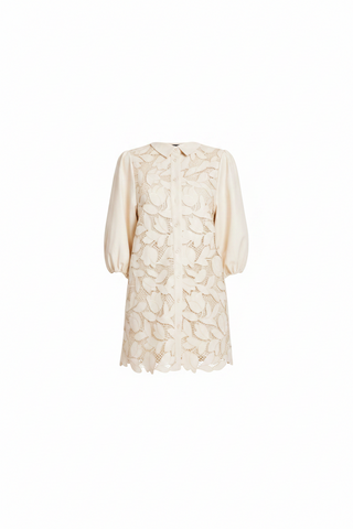 Dolce Cabo Vegan Leather Floral Dress