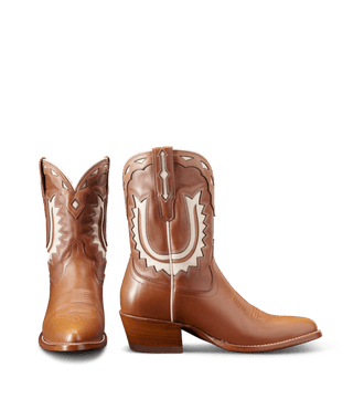 Tecovas The Jolene in Caramel Bone Cowhide