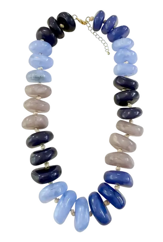 Gemelli Delray Chunky Beaded Necklace/ Multiple Colors