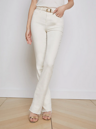 L'agence Ruth Vintage White High Rise Straight