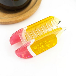 TheDivaSoap Yellow Pencil Claw Clip, Back To School Hair Clip