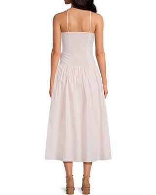 Lucy Paris  Harlowe Ruched Midi Dress
