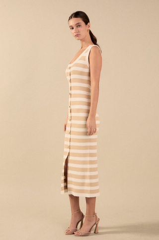Endless Rose Striped Midi Dress