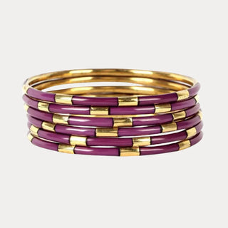 BuDha Girl Veda Bangles-Set of 6 Multiple Colors