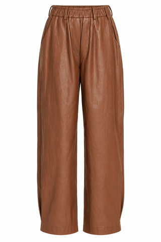 Dolce Cabo Faux Leather Barrel Leg Pant/ Multiple Colors