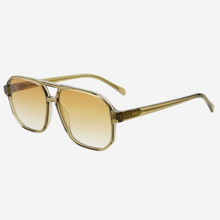 Freyrs Billie Unisex Aviator Sunglasses - Olive
