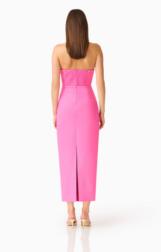 Elliatt Laurentia Strapless Column Midi Dress