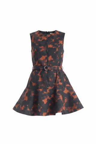 Karina Grimaldi Sain Print Mini Dress