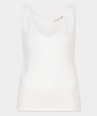 Esqualo Off White Tank