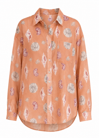 Bailey Rose Seashell Print Button Down Shirt