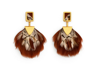 Brackish Penelope Bezel Drop Earring