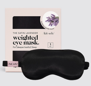 Kitsch The Lavender Weighted Satin Eye Mask