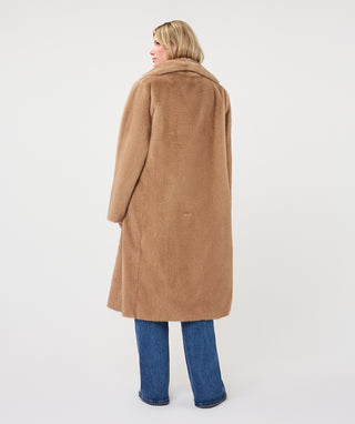 Esqualo Long Two Tone Coat